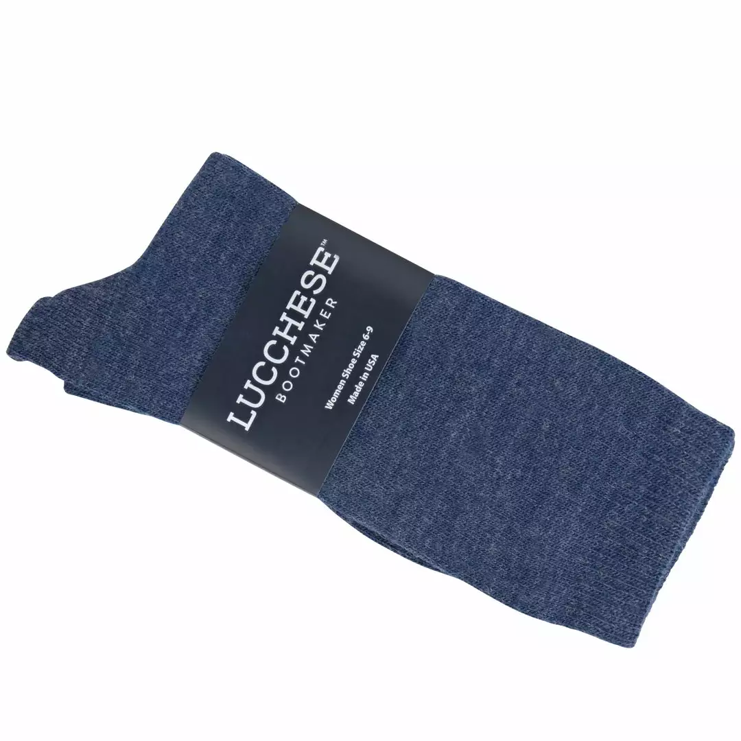 Brand new 🤩 Lucchese-inc Socks Crew :: Denim 👏 5 Lucchese-inc Socks Crew :: Denim
