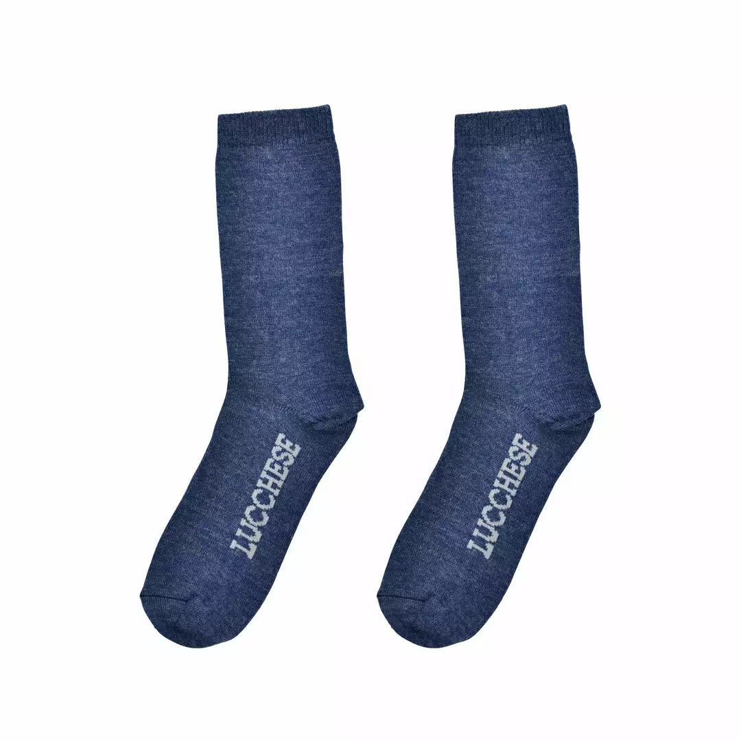 Brand new 🤩 Lucchese-inc Socks Crew :: Denim 👏 6 Lucchese-inc Socks Crew :: Denim