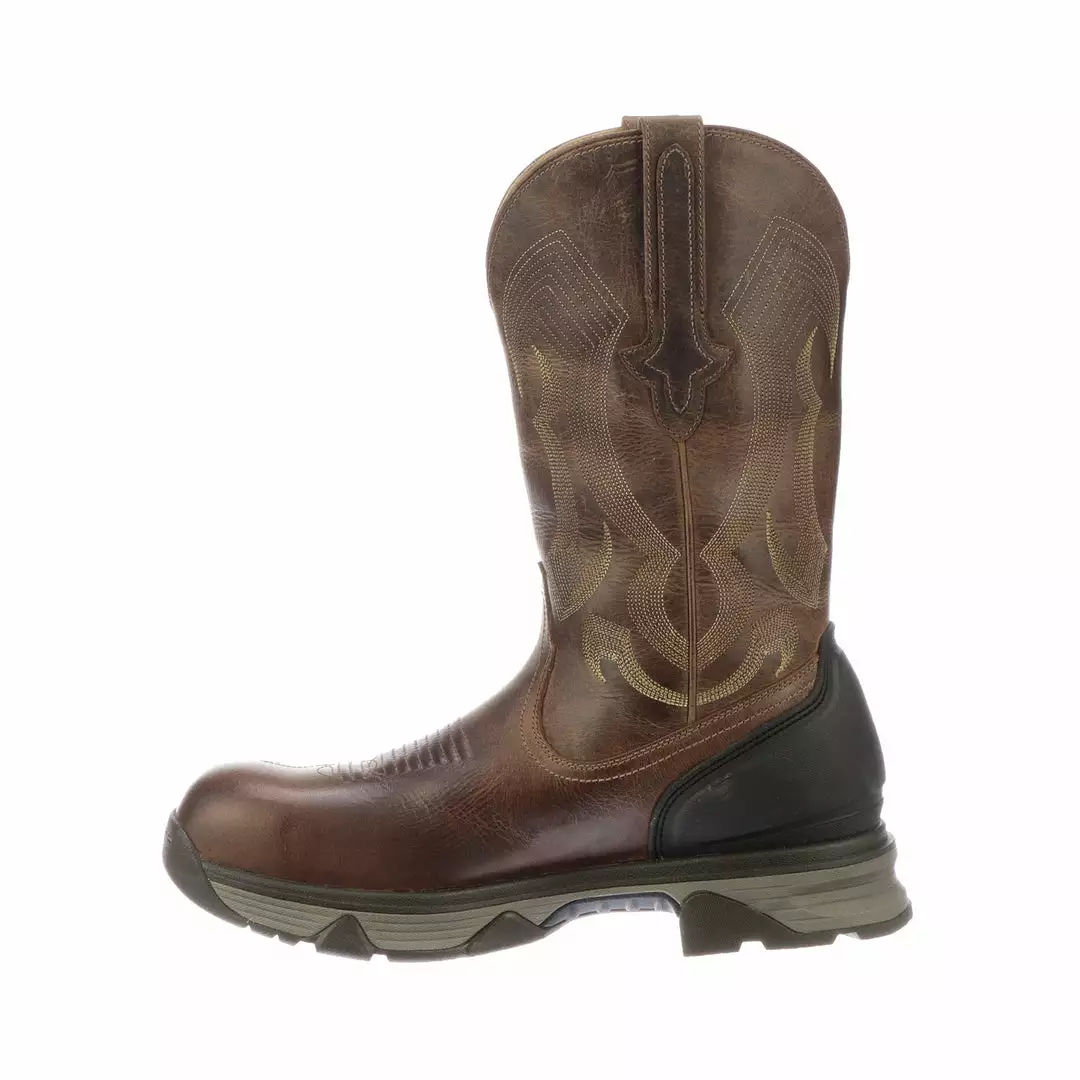 Best Sale ⌛ Lucchese-inc Performance Molded 12" Pull On Work Boot :: Hickory 🤩 11 Lucchese-inc Performance Molded 12" Pull On Work Boot :: Hickory