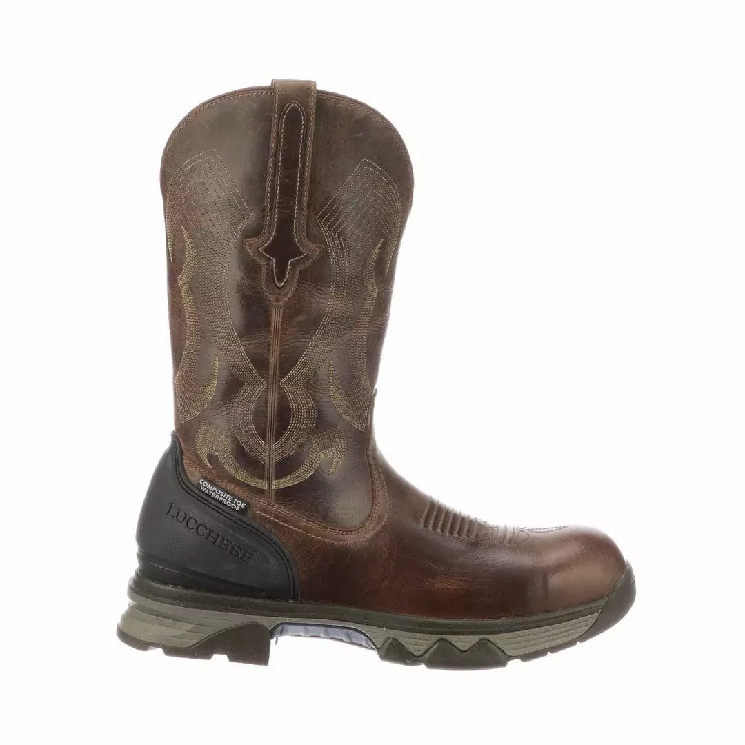 Best Sale ⌛ Lucchese-inc Performance Molded 12" Pull On Work Boot :: Hickory 🤩 3 Lucchese-inc Performance Molded 12" Pull On Work Boot :: Hickory