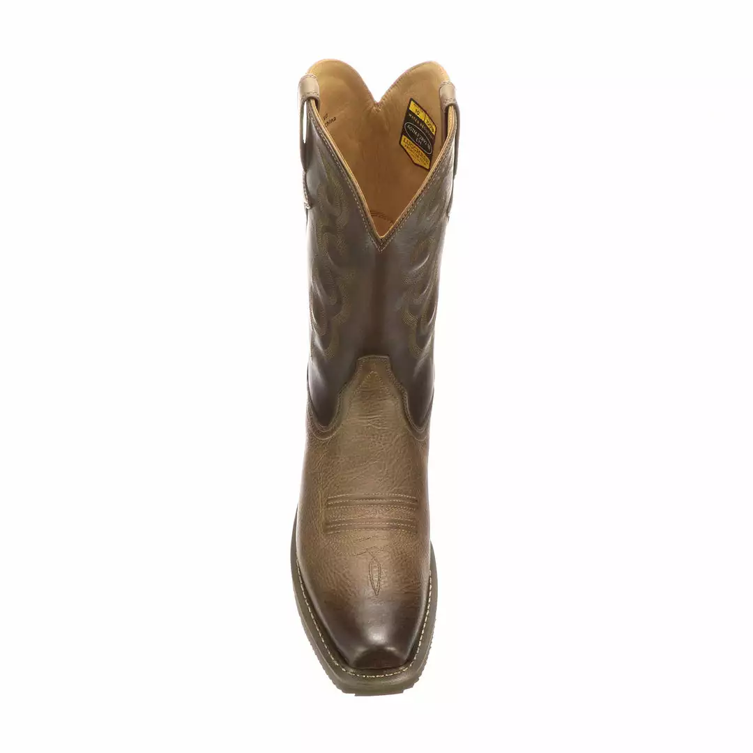Hot Sale ๐ Lucchese-inc Welted Western 12" Work Boot-7 Toe :: Stone ๐ 9 Lucchese-inc Welted Western 12" Work Boot-7 Toe :: Stone