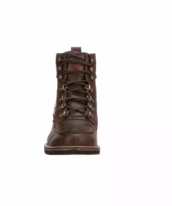 Lucchese-inc Boots Lace Up Range Boot :: Chocolate