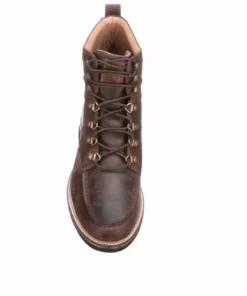 Lucchese-inc Boots Lace Up Range Boot :: Chocolate