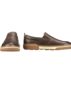 Lucchese-inc Men After-Ride Slip On :: Chocolate