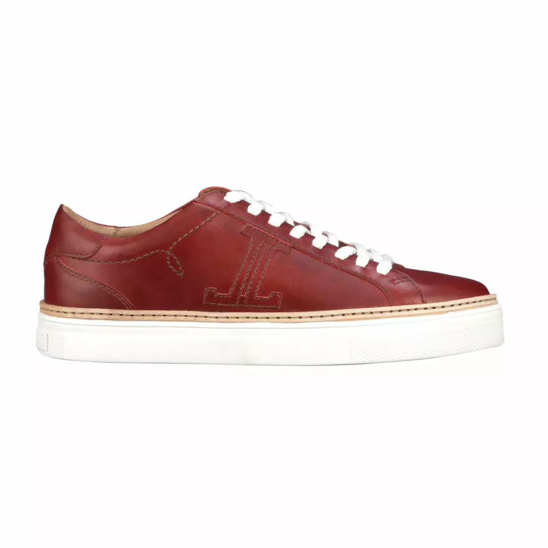 Wholesale โ Lucchesse-inc Double L Lace Up ๐งจ Sneaker :: Red ๐งจ 4 Lucchesse-inc Double L Lace Up Sneaker :: Red
