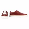 Lucchesse-inc Double L Lace Up Sneaker :: Red
