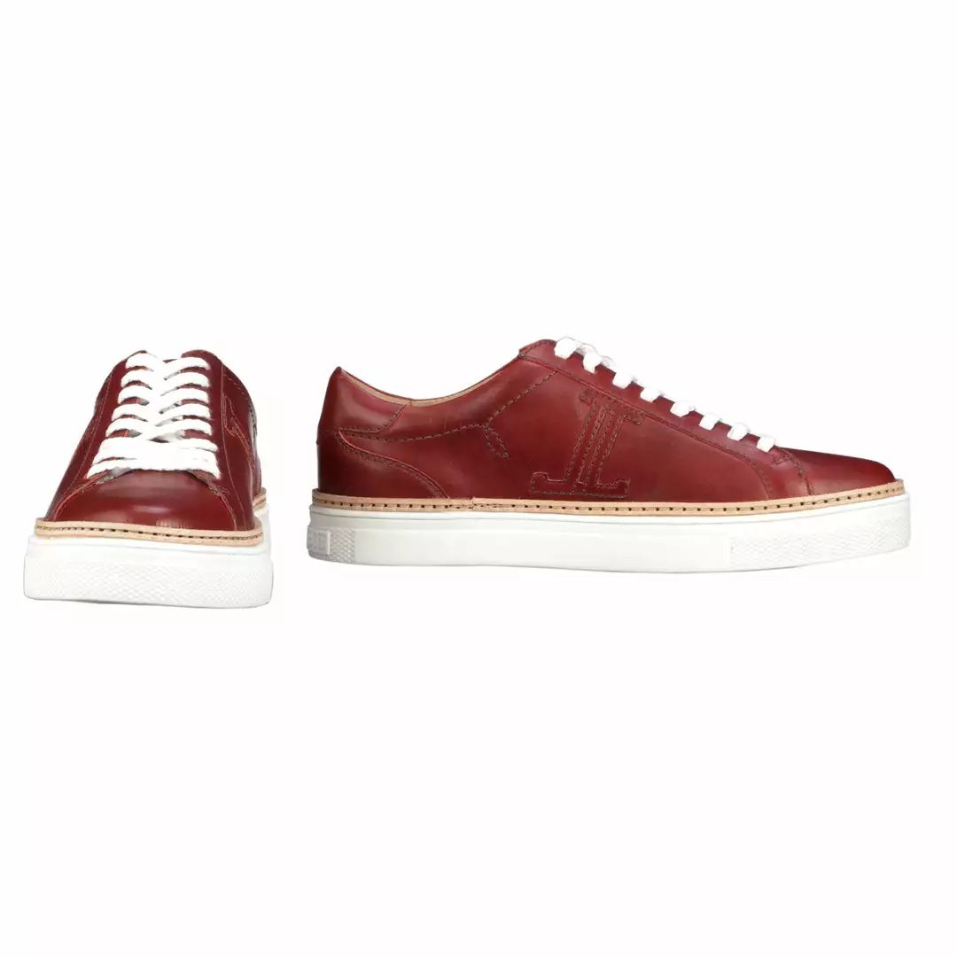 Wholesale โ Lucchesse-inc Double L Lace Up ๐งจ Sneaker :: Red ๐งจ 3 Lucchesse-inc Double L Lace Up Sneaker :: Red