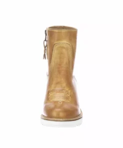 Lucchese-inc Music City Wedge Bootie :: Tan