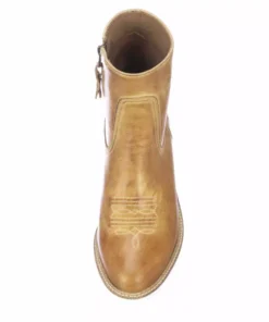 Lucchese-inc Music City Wedge Bootie :: Tan