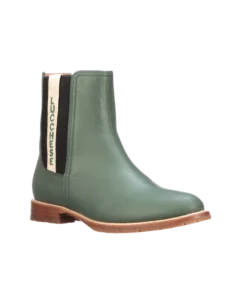 Lucchese-inc All-Weather Ladies Garden Boot :: Military Green + Black