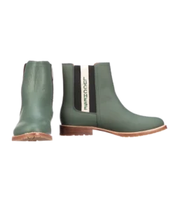 Lucchese-inc All-Weather Ladies Garden Boot :: Military Green + Black
