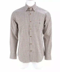 Lucchese-inc San Antonio :: White/Blue/Brown Small Check