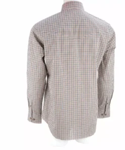 Lucchese-inc San Antonio :: White/Blue/Brown Small Check