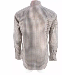 Lucchese-inc San Antonio :: White/Blue/Brown Small Check