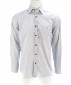 Lucchesse-inc San Antonio :: Lt Bl/Bn Bordered Tattersall