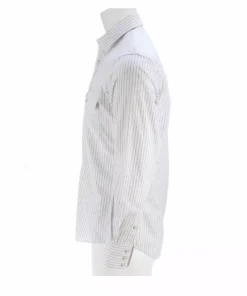 Lucchese-inc APPAREL El Paso :: White/Blue Stripe