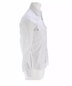 Lucchese-inc APPAREL El Paso :: White/Blue Stripe