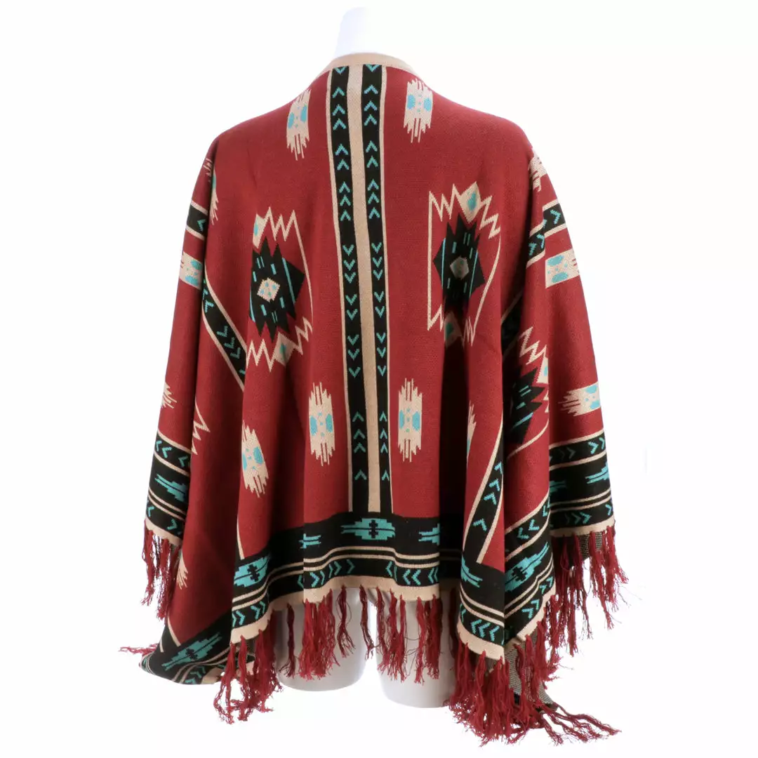 Deals ⌛ Lucchesse-inc APPAREL Alpaca Fleece Poncho :: Red 🔔 7 Lucchesse-inc APPAREL Alpaca Fleece Poncho :: Red