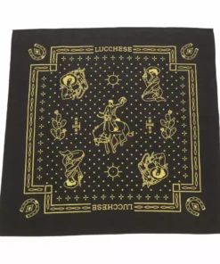Lucchese-inc Western Bandana :: Black
