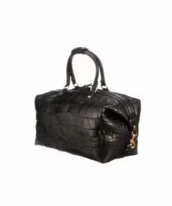 Lucchese-inc Giant Gator Duffel - Small :: Black Duffels