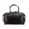 Lucchese-inc Giant Gator Duffel - Small :: Black Duffels