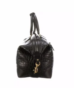 Lucchese-inc Giant Gator Duffel - Small :: Black Duffels