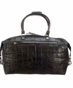 Lucchese-inc Giant Gator Duffel - Small :: Black Duffels
