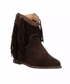 Lucchesse-inc BOOTS Martina Fringe :: Chocolate