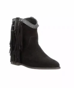 Best reviews of π Lucchesse-inc Martina Fringe :: Black BOOTS π 10 Lucchesse-inc Martina Fringe :: Black BOOTS