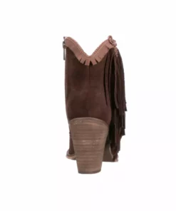 Lucchesse-inc Sofia Fringe :: Chocolate BOOTS