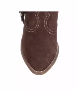 Lucchesse-inc Sofia Fringe :: Chocolate BOOTS