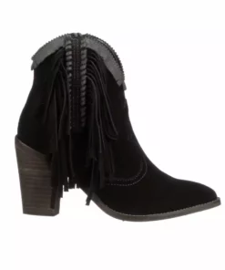 Lucchesse-inc BOOTS Sofia Fringe :: Black