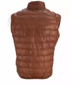 Best deal ๐ Lucchese-inc APPAREL Men's Leather Puffer Vest :: Cognac ๐ 7 Lucchese-inc APPAREL Men's Leather Puffer Vest :: Cognac