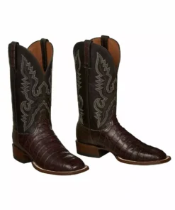 Lucchese-inc Trent :: Barrel Brown + Dark Brown Boots
