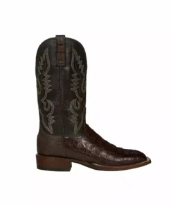Lucchese-inc Trent :: Barrel Brown + Dark Brown Boots