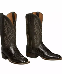 Lucchese-inc Trent :: Chocolate + Dark Brown Boots