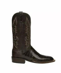 Lucchese-inc Trent :: Chocolate + Dark Brown Boots