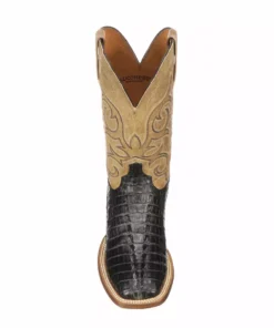 Lucchese-inc Haan :: Black + Pearl Bone