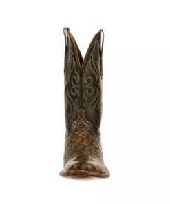 Lucchese-inc Roy :: Tan + Cognac Boots
