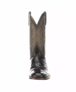 Lucchese-inc Roy :: Black + Anthracite Grey