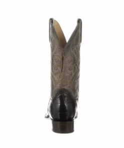 Lucchese-inc Roy :: Black + Anthracite Grey