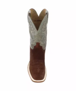 Lucchese-inc Boots Levi :: Rust + Sky Blue