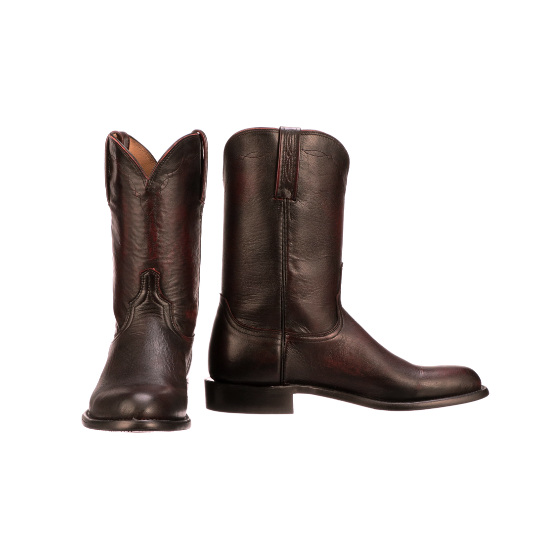 Cheapest ⭐ Lucchese-inc Majestic Roper :: Black Cherry Men ⌛ 5 Lucchese-inc Majestic Roper :: Black Cherry Men