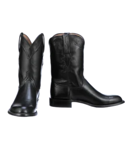 Lucchese-inc Kennedy Roper :: Black Boots