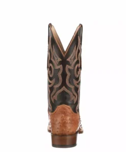 Lucchesse-inc Boots RAM Men's Ostrich Horseman Boot :: Antique Tan