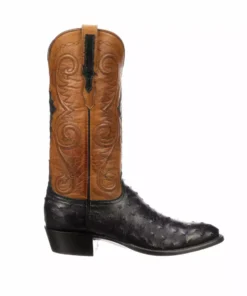 Lucchese-inc Men Randall :: Black + Cognac