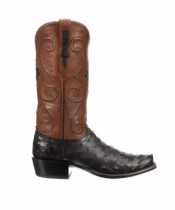 Lucchese-inc Men Randall :: Black + Cognac