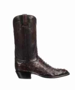Lucchese-inc Hugh :: Black Cherry Boots