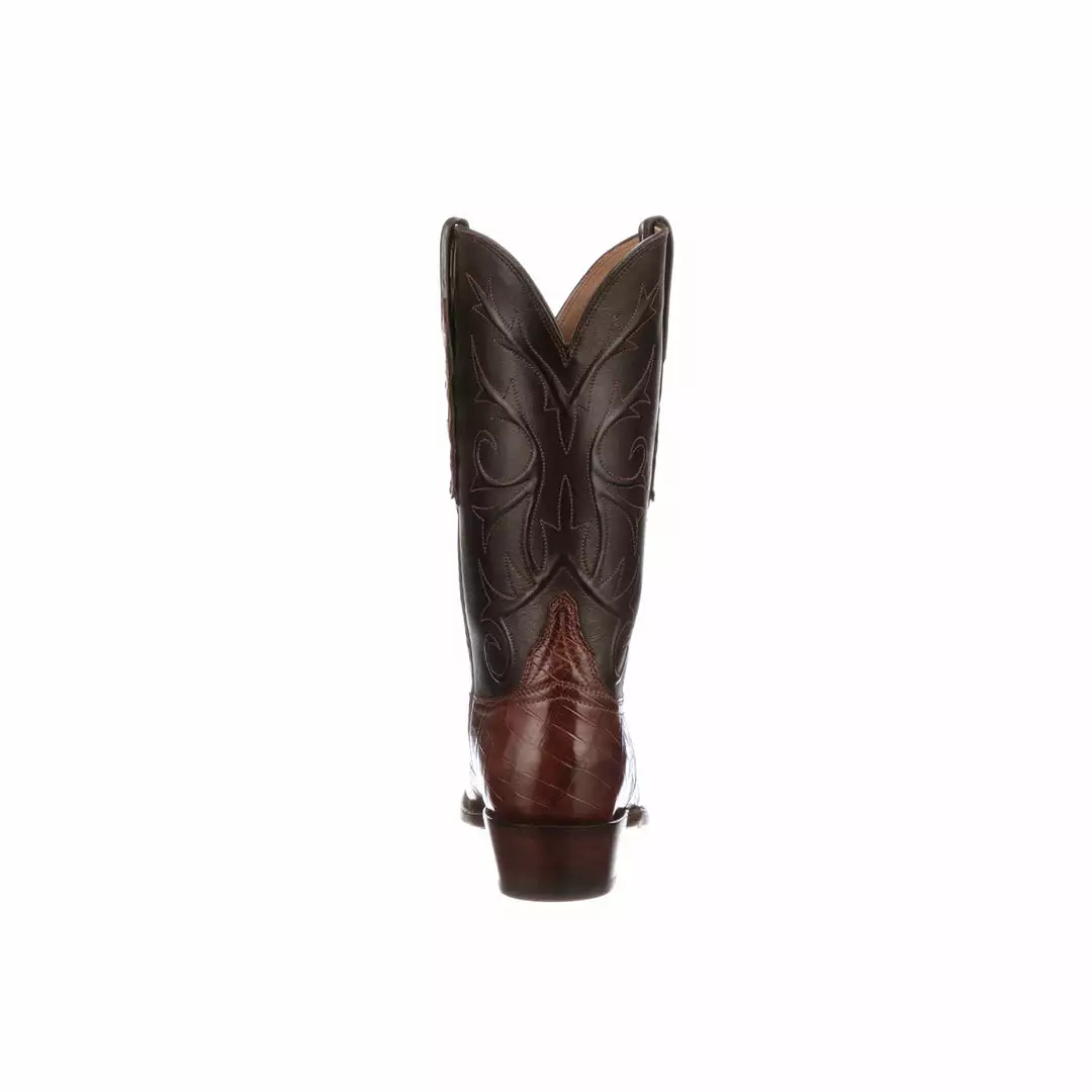 Outlet 😀 Lucchese-inc Cruz :: Dark Brown + Black Boots 💯 7 Lucchese-inc Cruz :: Dark Brown + Black Boots