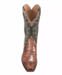 Lucchese-inc Tulip Exotic :: Mink + Green